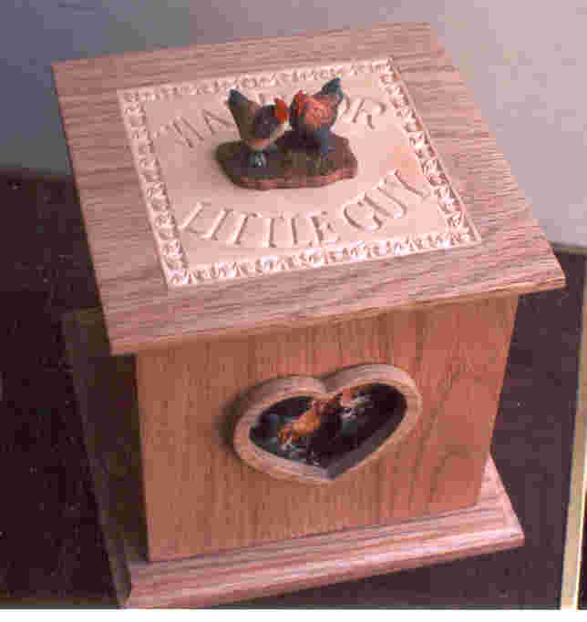 Roosters urn