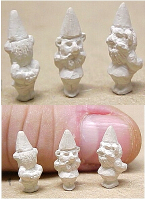 carved stone garden gnomes